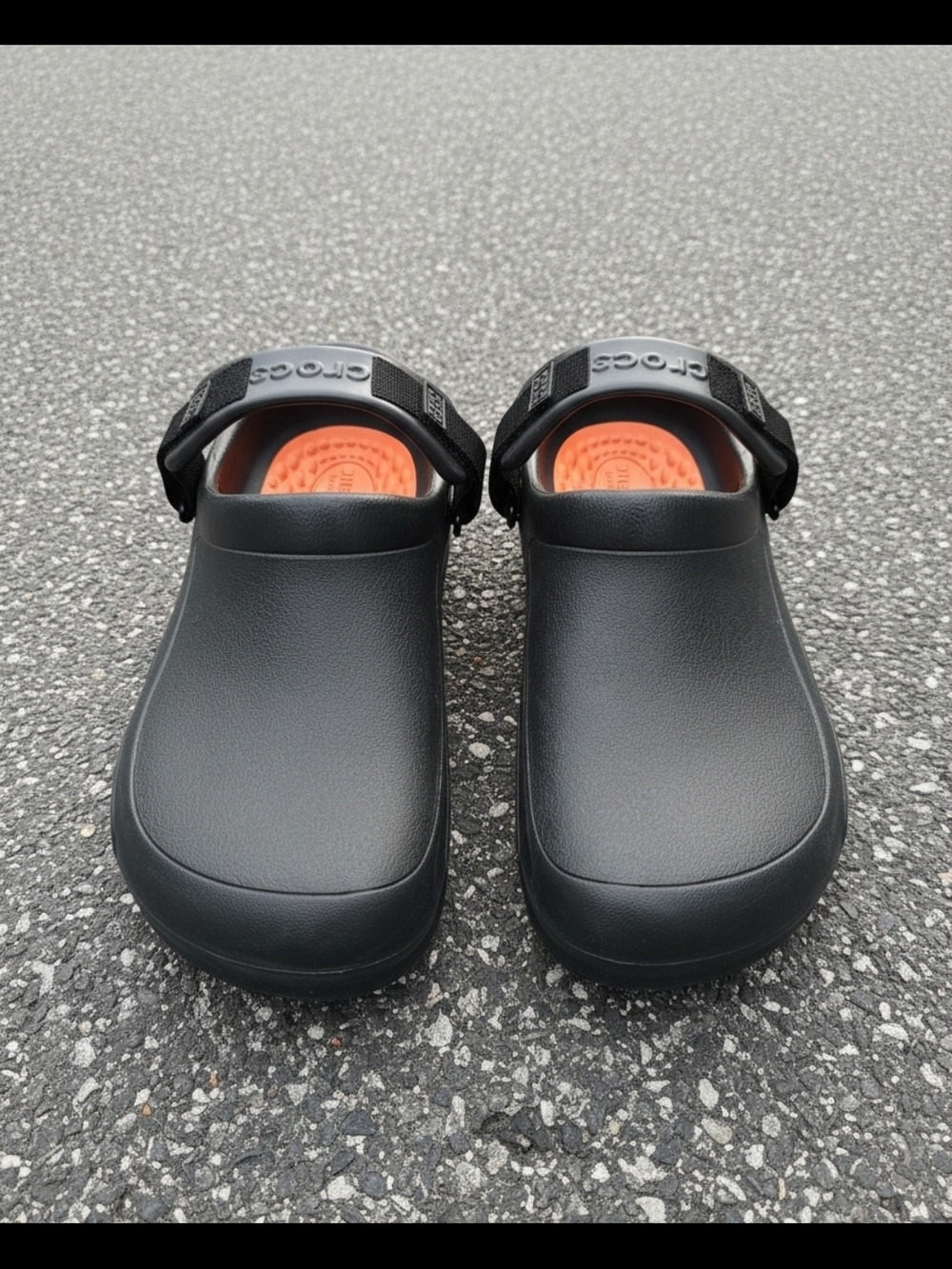 Crocs Classic Clog with Orange Footbed